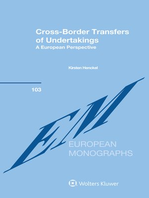 cover image of Cross-Border Transfers of Undertakings
